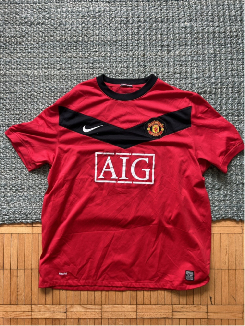 Manchester United Jersey Home football shirt 2009 - 2010 Nike Mens Size XL